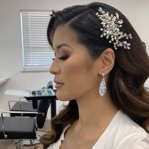 RHINESTONE BRIDAL HAIR PIECE